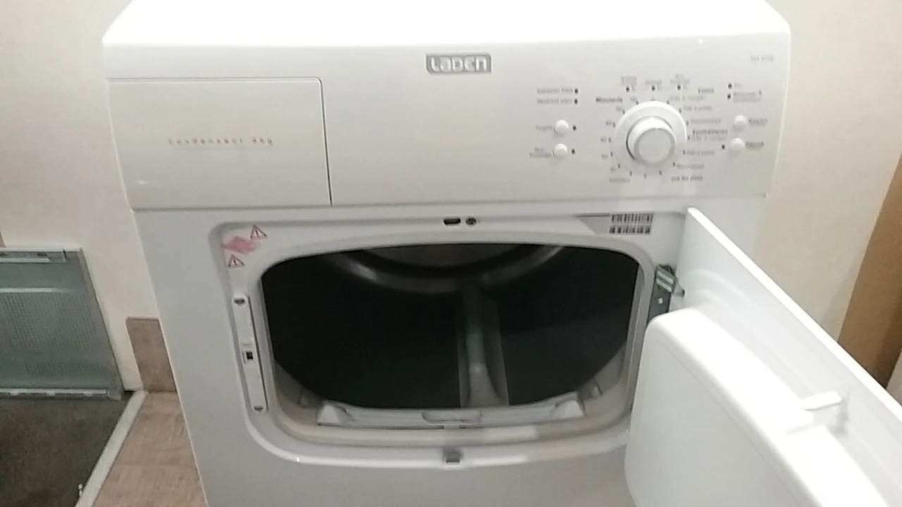 Sèche-linge à condensaton LADEN blanc - 7KG - grade A – Image 4