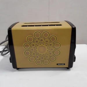 Grille-pain Philips jaune vintage - 2 fentes - grade A