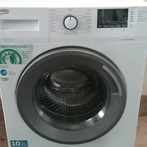 Lave-linge hublot Beko blanc - 9kg - grade A