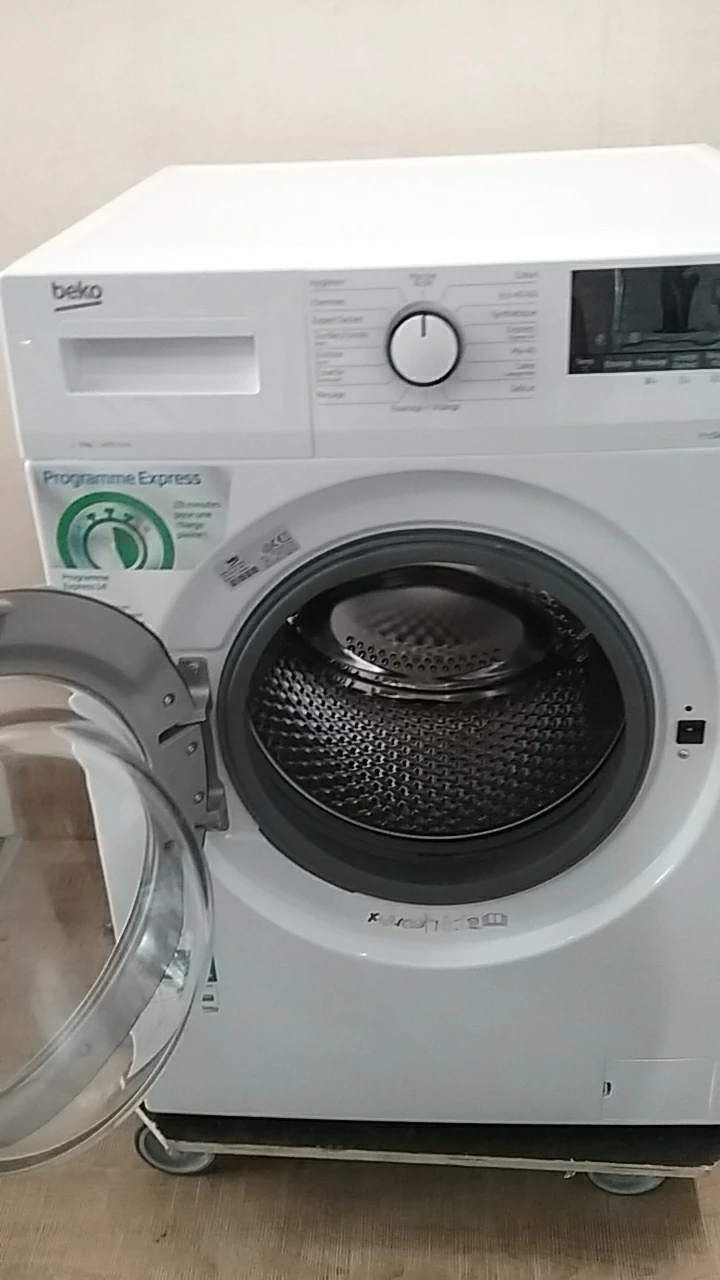 Lave-linge hublot Beko blanc - 9kg - grade A – Image 3