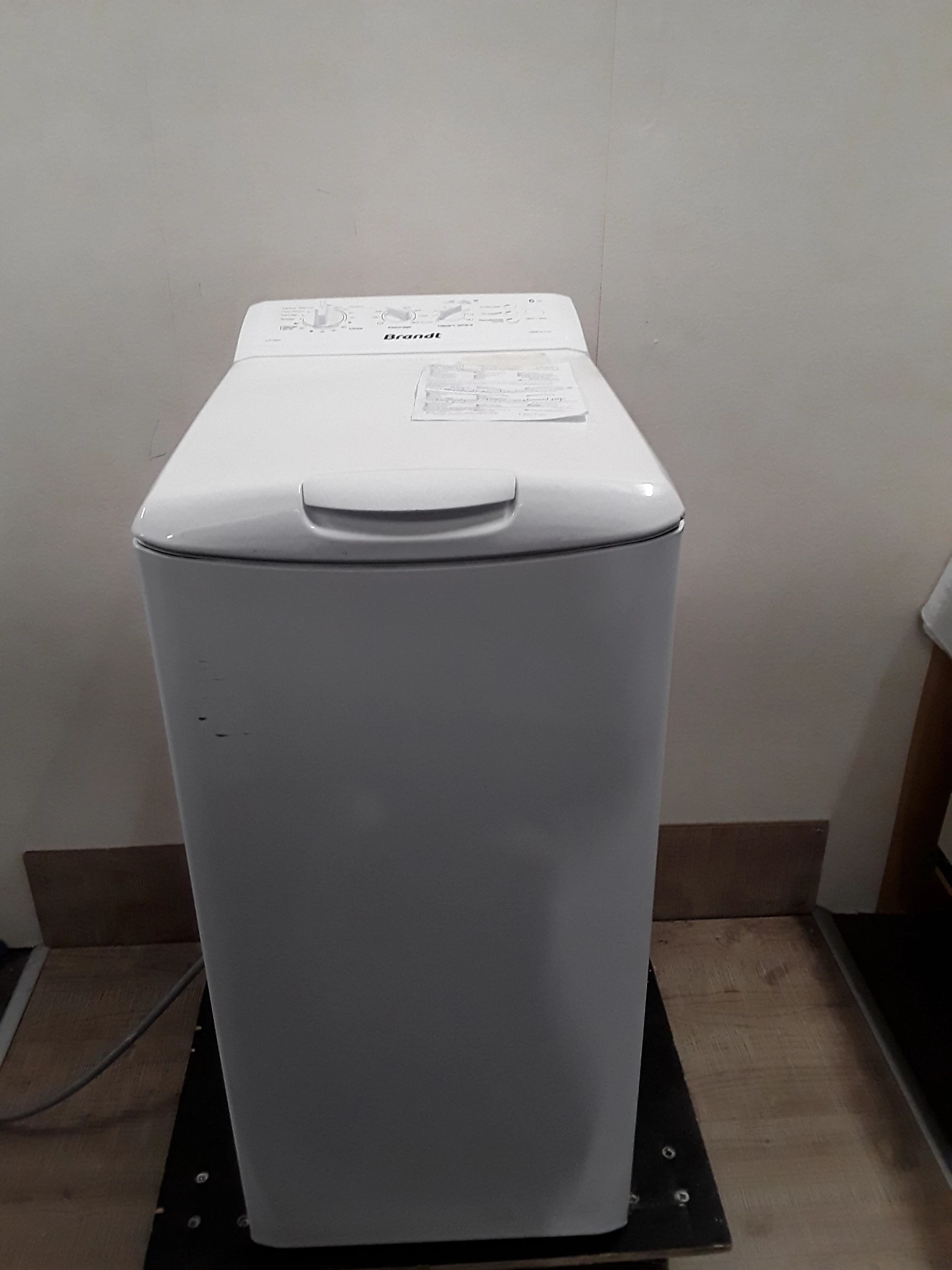Lave-linge Top Brandt blanc - 6kg - grade B