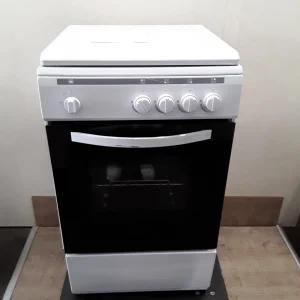 Gazinière Pose libre HighOne blanc - 4 feux gaz + four gaz - grade C